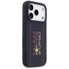 Etui Red Bull Silicone Oversize Vertical Logo MagSafe do iPhone 17 Pro granatowy
